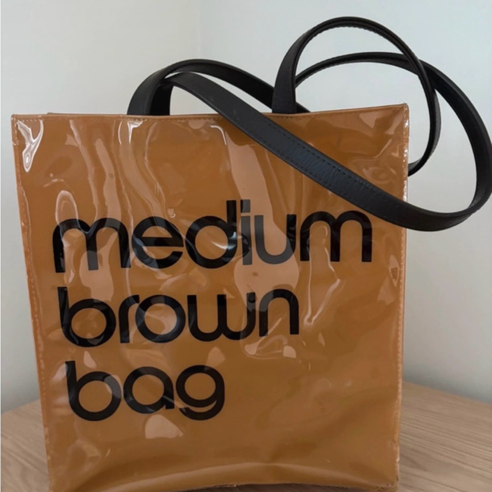 Bloomingdale's Medium Brown Tote Bag